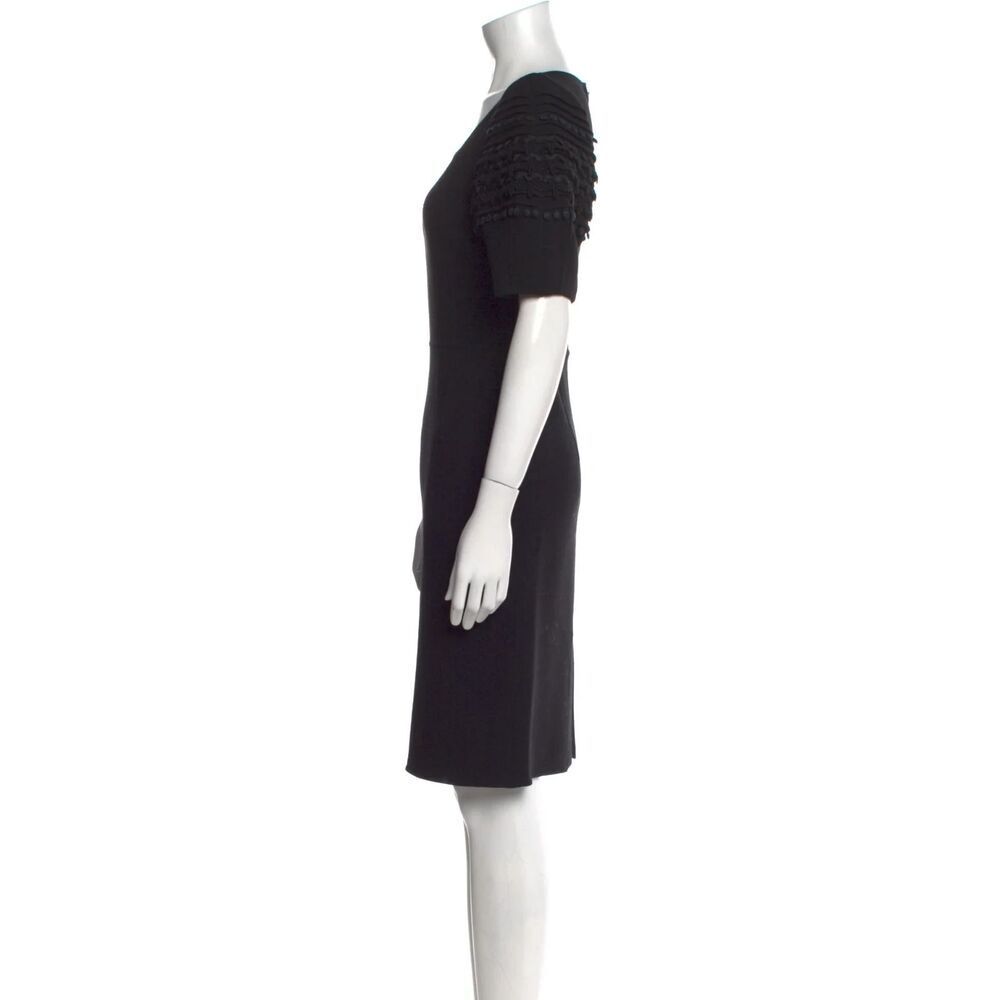 NWT. Oscar de la Renta Knee-Length Dress Size: 0 - Picture 4 of 7